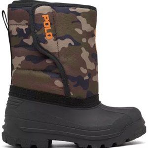 Polo Ralph Lauren Toddler Harpyr EZ Stay-Put Winter Boots Size Toddler 6&7 NWT
